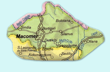 Cartina della zona